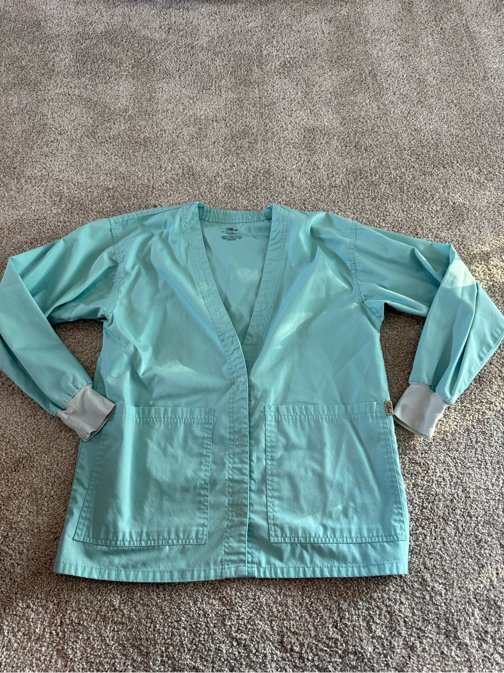 Tafford Snap Front Scrub Jacket size S